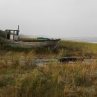 Ausgedient: Boot am Strand von Zingst