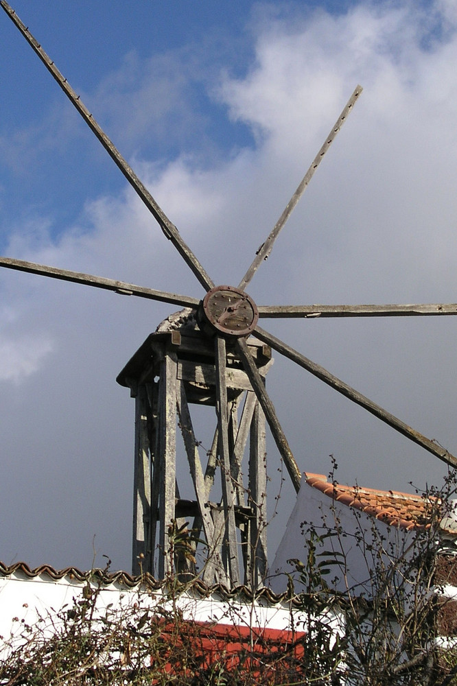 Ausgedient: Windmühle La Palma