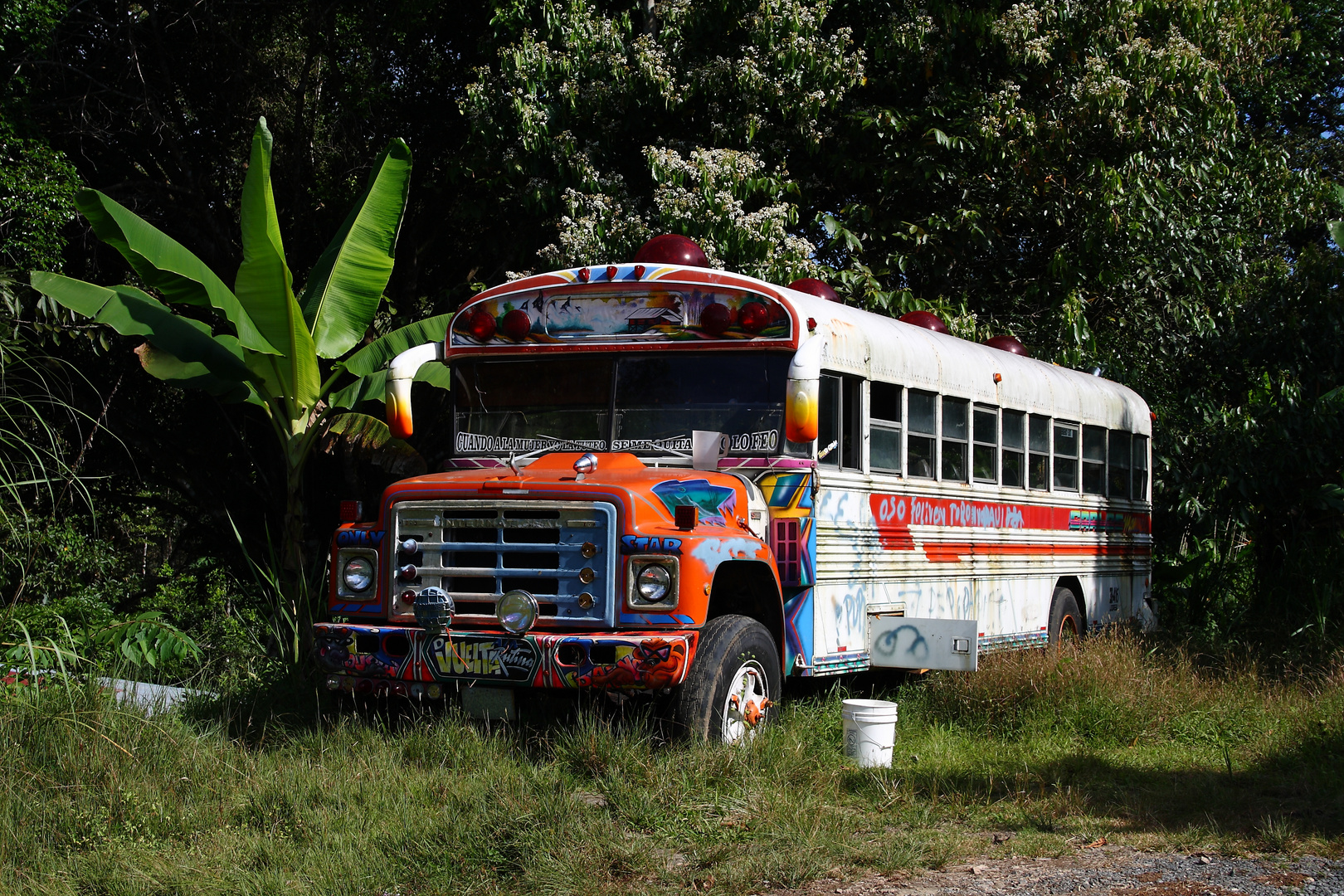 Ausgedienter Bus in Panama