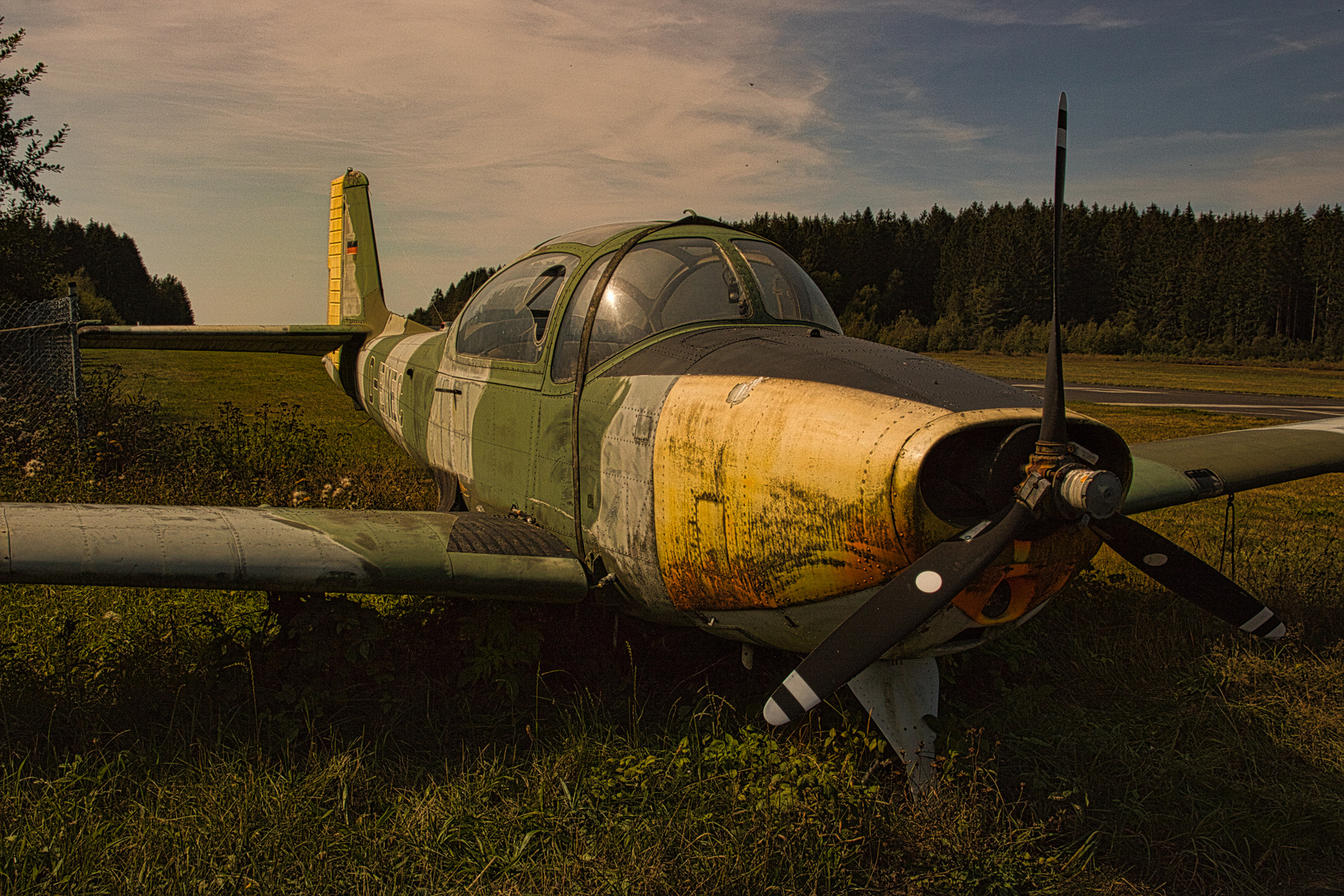 ausgeflogen ...  /  finally grounded