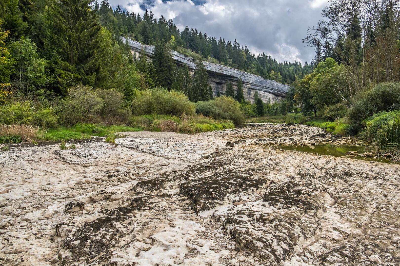 Ausgetrockneter Doubs