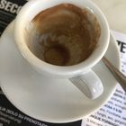 ausgetrunken der Espresso