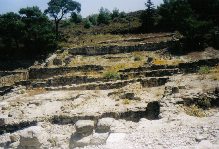 ausgrabungsstätte auch in rhodos