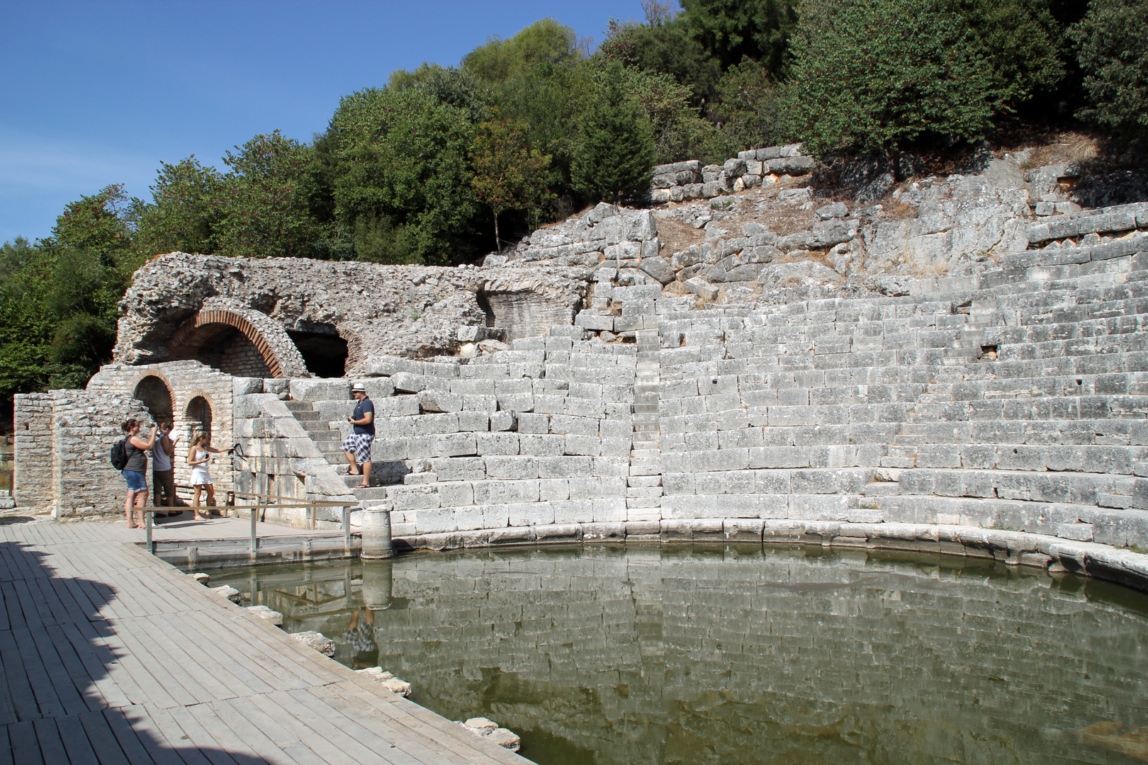 Ausgrabunsgsstätte Butrint in Albanien: Das Amphitheater