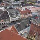 Ausicht vom Stadtturm auf die Einkaufsmeile von Judenburg