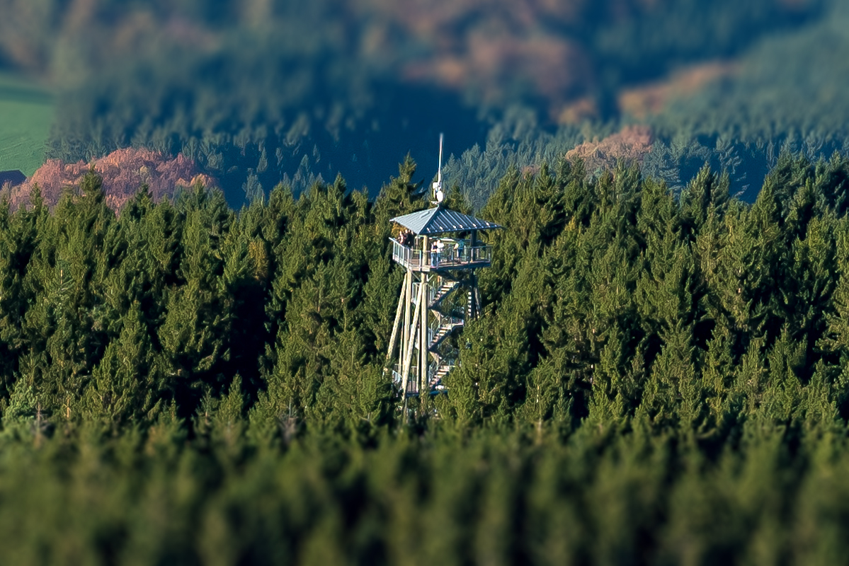 Ausichtsturm am Hünersedel im Schwarzwald 