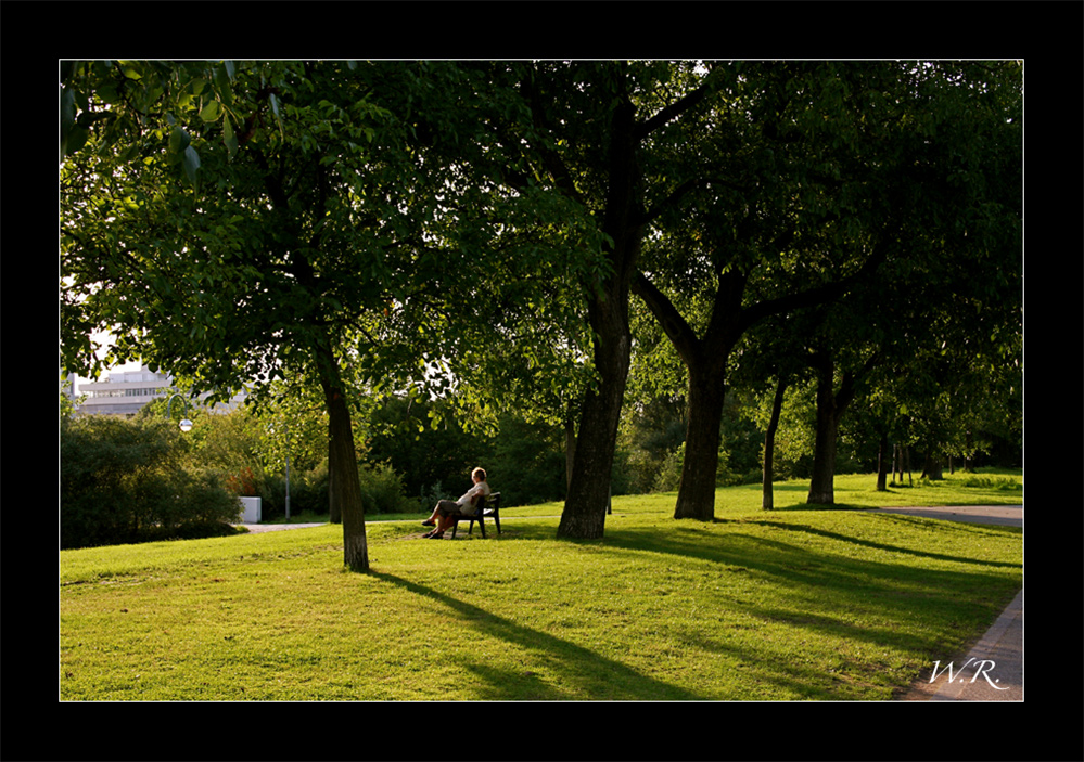 Ausklang in der Abendsonne