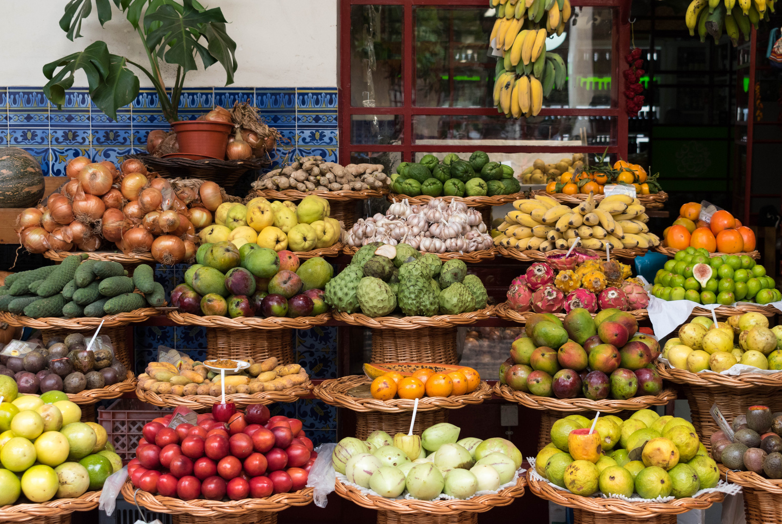 Auslage Markthalle Funchal