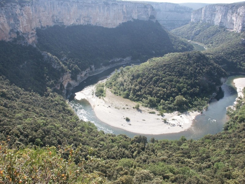 Auslauf der Ardeche