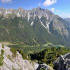 Auslauf der Skipiste, an der Kreuzjochbahn