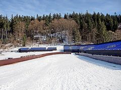 Auslauf der Sprungschanze