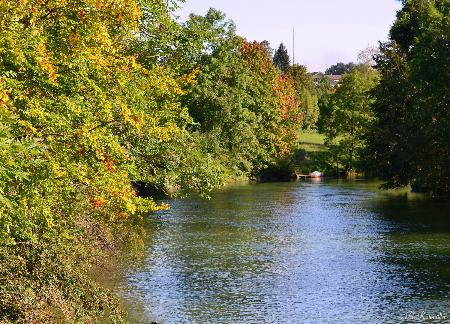 Auslauf des Tegernsee in die Mangfall!