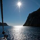 Auslaufen aus Kalymnos Ormos Vathis