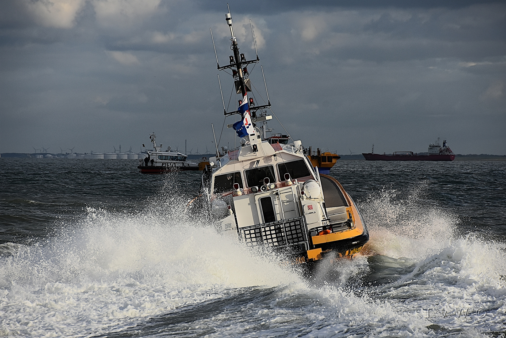  Auslaufen der Lotsenboote