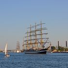 Auslaufen der Schiffe während der Hanse Sail 2014