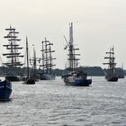 Auslaufen der Schiffe zur Hanse Sail 2018