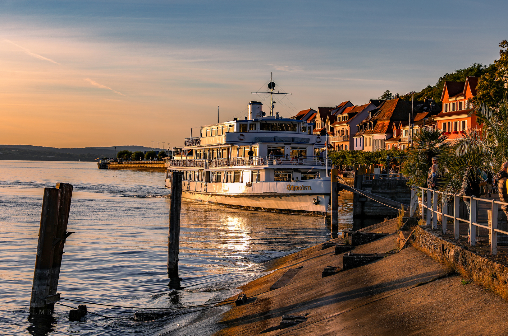 Auslaufen in Meersburg