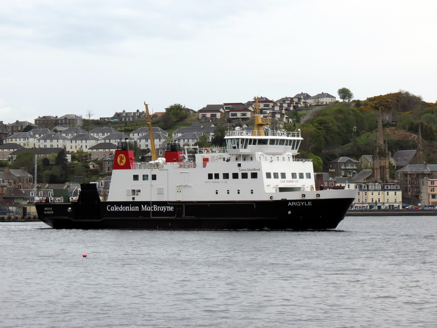 Auslaufen Richtung Skelmorlie