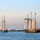 Auslaufen zur Abendfahrt während der Hanse Sail 2023