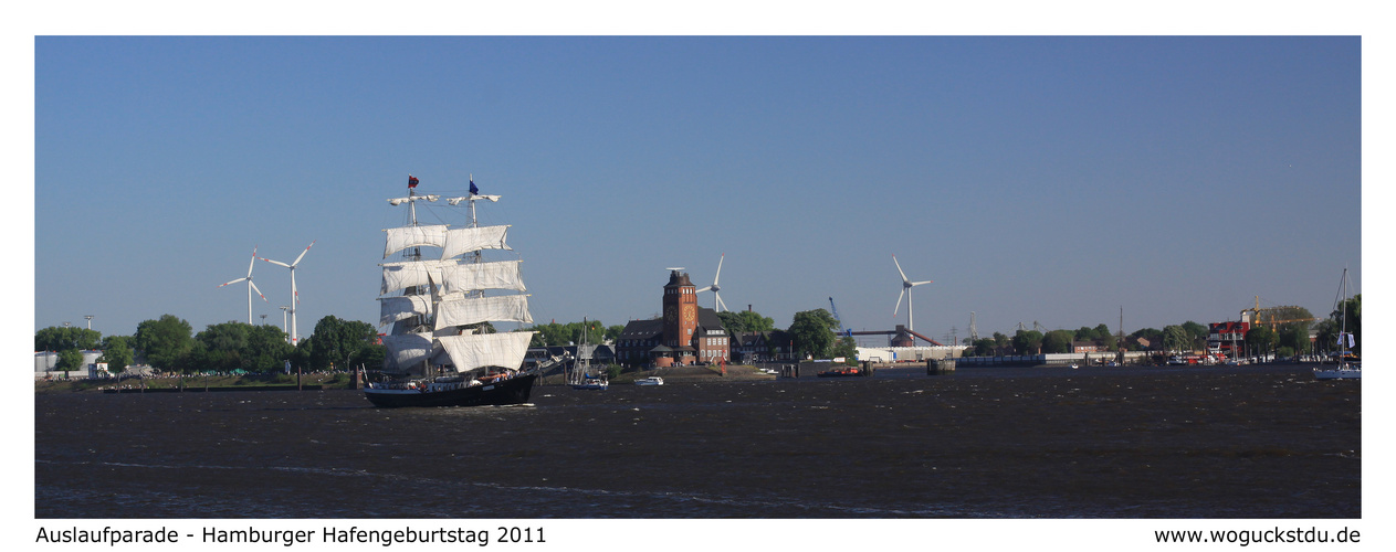 Auslaufparade -- Hamburger Hafengeburtstag 2011