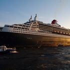 Auslaufparade Queen Mary 2