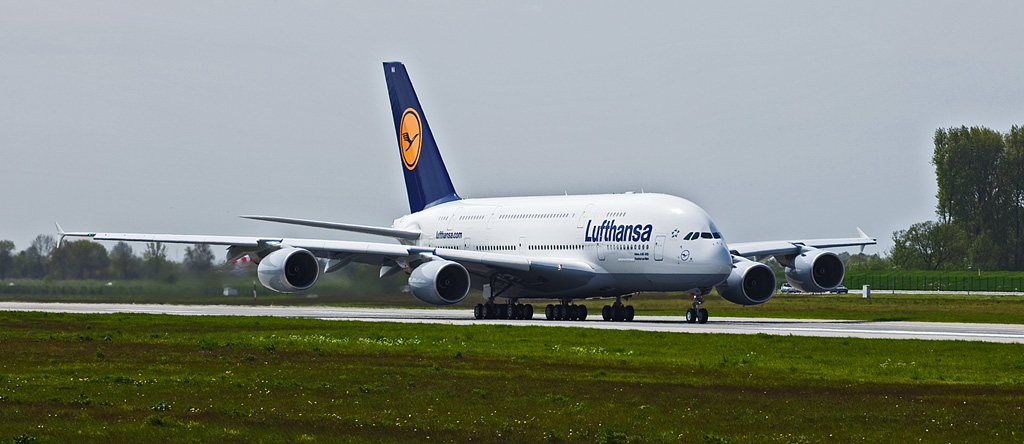 Auslieferung des ersten A380 an Lufthansa 3