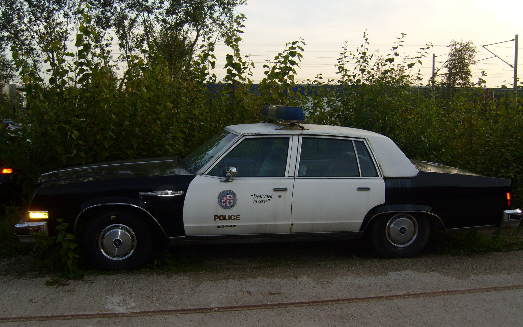 Ausrangierter Buick Streifenwagen