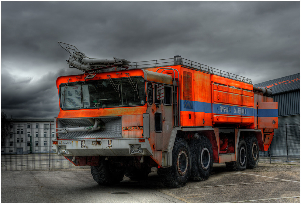 Ausrangiertes Feuerwehrauto