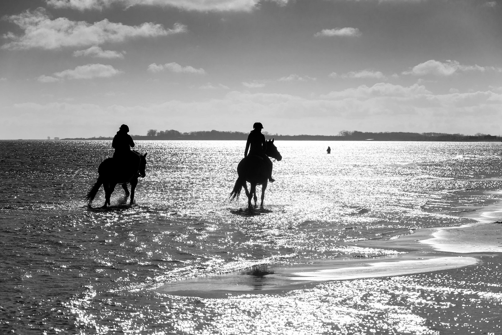 Ausritt am Meer