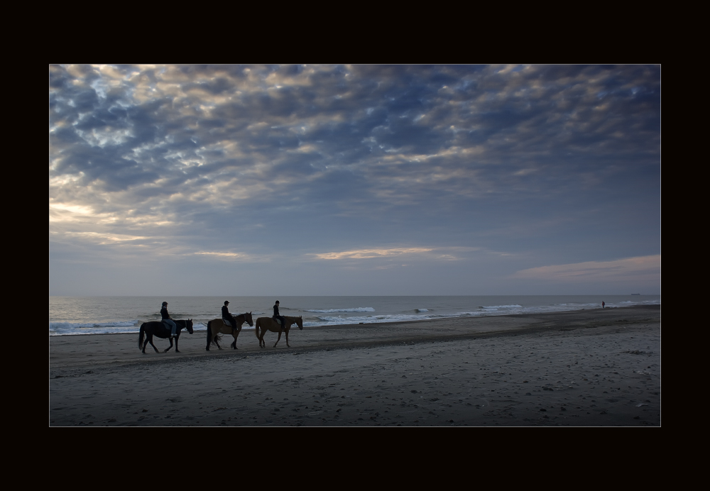 Ausritt am Strand