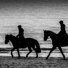 Ausritt am Strand