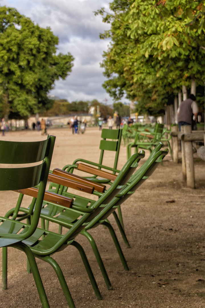 Ausruhen im Jardin des Tuileries