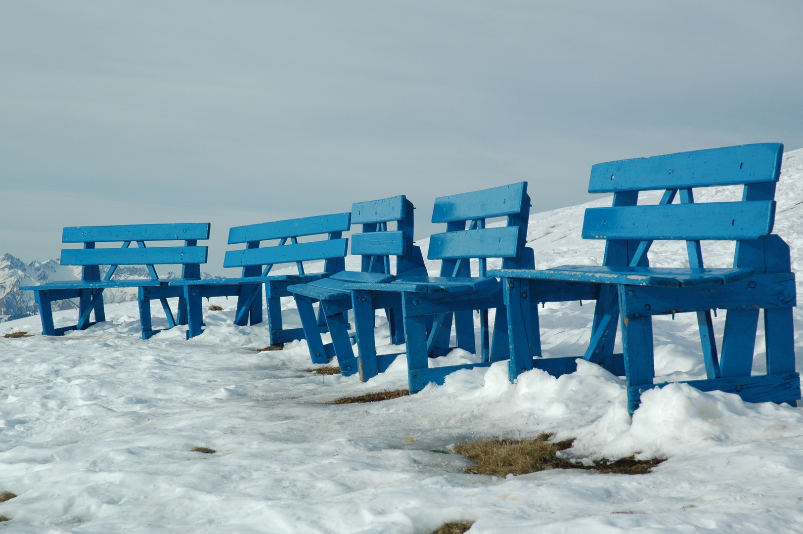 Ausruhen im Schnee