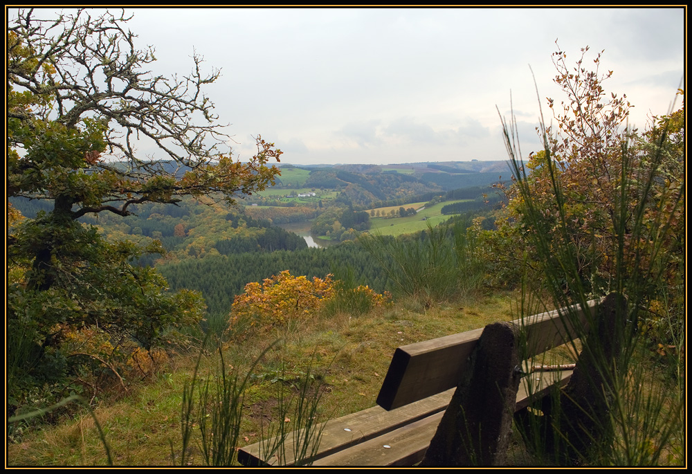 Ausruhen und Aussicht genießen