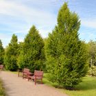 Ausruhmöglichkeit im Park