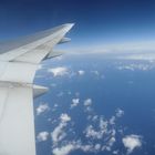 Aussblick vom Flugzeug