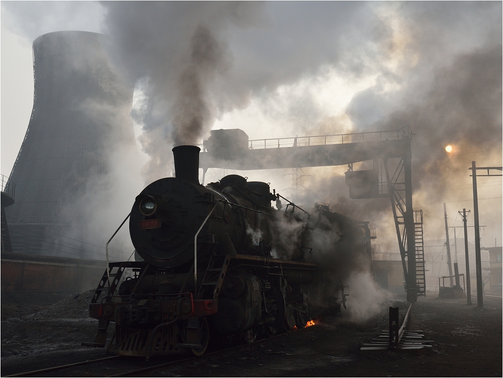 Ausschlacken im Bahnbetriebswerk II