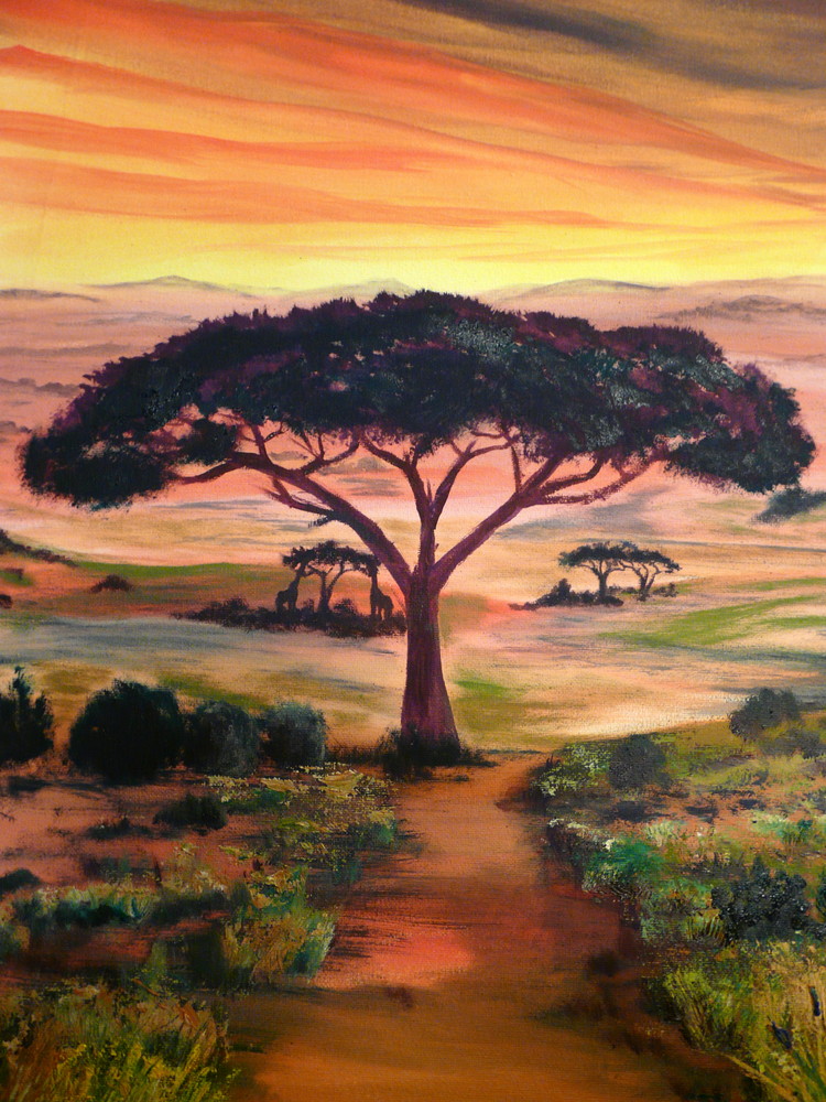 Bilder Afrikanischer Landschaft: Entdecke die Schönheit Afrikas mit deinen eigenen Zeichnungen!