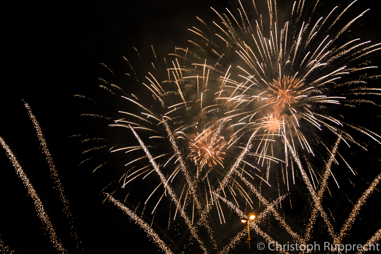 Ausschnitt aus einem italienischem Feuerwerk