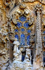 Ausschnitt Fassade "Sagrada Familia"