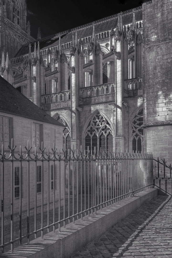 Ausschnitt Kathedrale Bayeux  (Der Zaun)