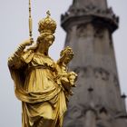 Ausschnitt Mariensäule Marienplatz