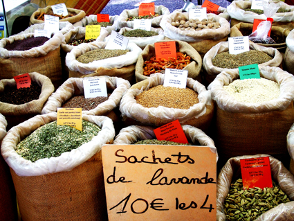 Ausschnitt Markt Provence