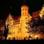 Ausschnitt Schloss Merseburg bei Nacht
