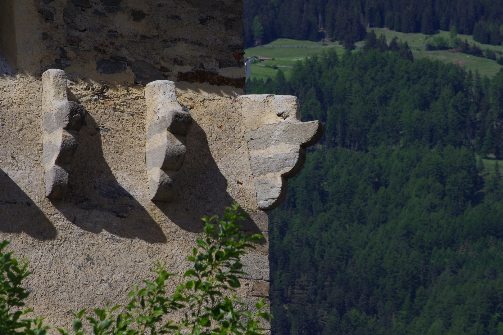 Ausschnitt Stadtmmauer von Glurns