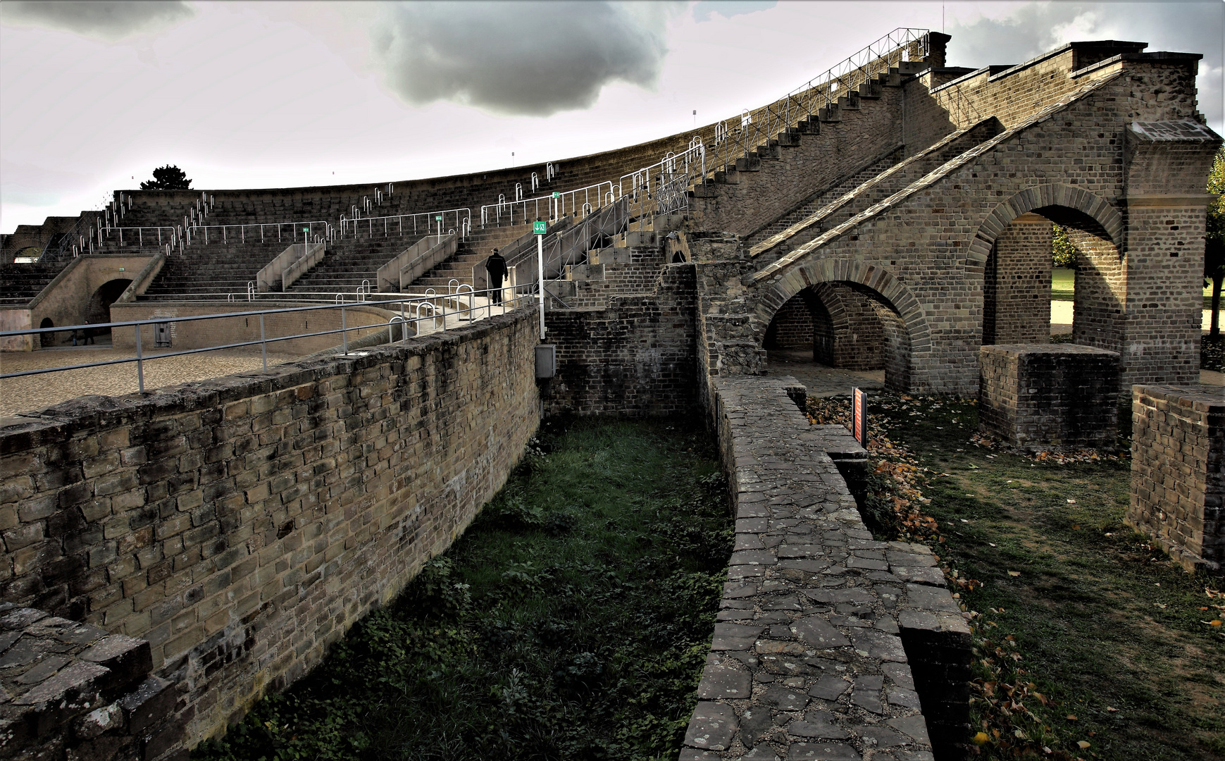 Ausschnitt vom Amphitheater in Xanten