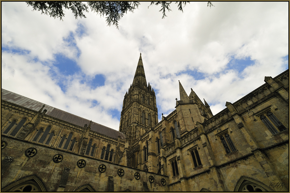 Ausschnitt von der Cathedrale in Salisbury