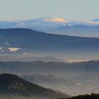 Ausschnittsvergrößerung Riesengebirge von der Nollendorfer Höhe...