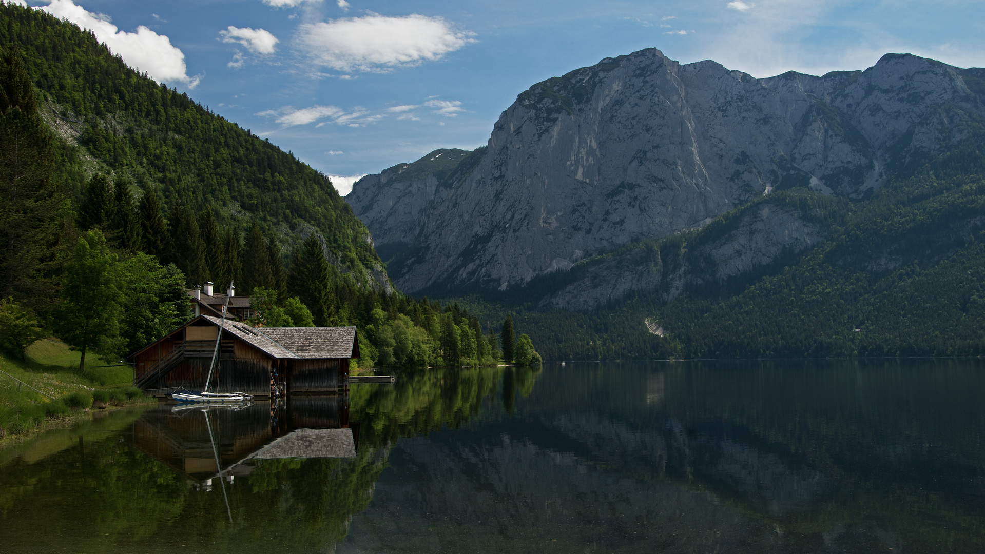 Ausseersee mit Triesselwand