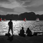 Außenalster Hamburg Abendstimmung